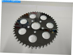 N[p[c 530`F[Ńn[[2000/20019pN[48̃tbgXvPbg Chrome 48 Tooth Flat Sprocket For Harley 2000/20019 With A 530 Chain