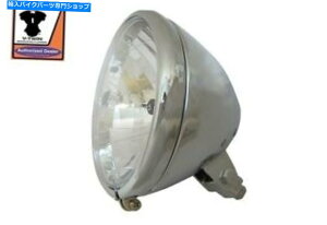 N[p[c XvOtH[Nwbhv7 "12V 60/55W`bp[\tgc[ODyna Hugger Chrome Spring Fork Headlamp 7" 12V 60/55W Chopper Softail Touring Dyna Hugger Chrome