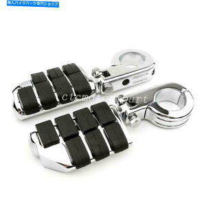 N[p[c Chrome 1 1/2 "1.5"GWK[ho[HtbgyOn[[_rbh\ɃtBbg Chrome 1 1/2" 1.5" Engine Guard Bar Highway Foot Pegs fit for Harley Davidson