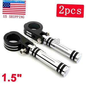 N[p[c 1 1/2 "Chrome HighwayGWK[hNbVtbgyOXg}EgNv 1 1/2" Chrome Highway Engine Guard Crash Foot pegs Rest Mount Clamp For Harley