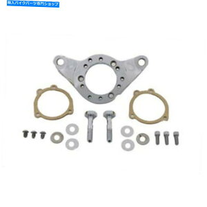 �N���[���p�[�c Harley Big Twin EFI / CV Carb Dyna Softail XL�p�N���[���G�A�N���[�i�u���P�b�g�L�b�g Chrome Air Cleaner Bracket Kit for Harley Big Twin EFI/CV Carb Dyna Softail XL�y���s�A���i�z