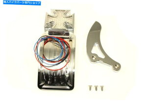 N[p[c NJ[ue[vLbg}^^CvtBbgn[[ - _rbh\ Chrome Curved Tail Lamp Kit Maltese Type fits Harley-Davidson