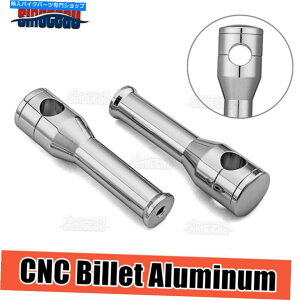 �N���[���p�[�c Chrome�B���{���g8 �n�[���[�_�C�i�\�t�g�y��W / 1 ''�N�����v Chrome Hidden Bolt 8 Tall Handlebar Risers For Harley Dyna Softail W/1'' Clamp�y���s�A���i�z