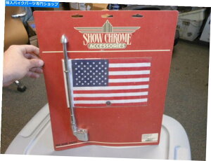 N[p[c NOSV[N[Aei}EgAJ|[z_GL1800 GL1500 52-713 NOS Show Chrome Antenna Mount USA Flag & Pole Honda GL1800 GL1500 52-713