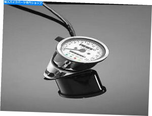 N[p[c Hz[NXs[h[^[ - ~j - NW /zCgtFCX - 2F1䗦 - km / hr Highway Hawk Speedometer - MINI - Chrome w/ White Face - 2:1 Ratio - KM/HR