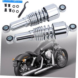 クロームパーツ ハーレースポーツスターのための267mmショック40 8鉄883短縮10.5インチクロム 267mm Shocks for Harley Sportster Forty Eight Iron 883 Lowering 10.5 inch Chrome