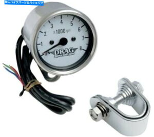 N[p[c hbOXyV2.4 "~jdq8000rpm^R[^[ - NnEWO - Drag Specialties 2.4" Mini Electronic 8000 RPM Tachometer - Chrome Housing -