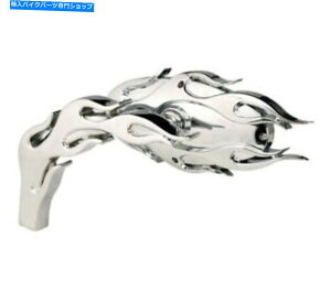 N[p[c Arlen Ness}CN~[t[N[i13-070j Arlen Ness Micro Mirror Flamed Chrome Left (13-070)