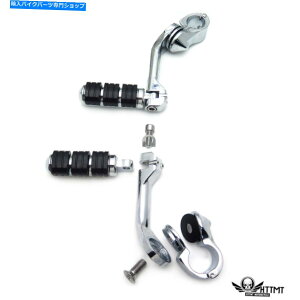 N[p[c N[5 "OtbgyOLbg1.25"z_VLX600 DLX600VhÊ߂̃GWK[h Chrome 5" Long Foot Peg Kit 1.25" Engine Guard For Honda VLX600 DLX600 Shadow