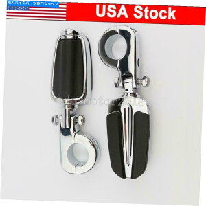 N[p[c 1-1 / 4 "N[NbVo[̎R̎R̃Nv̓n[[[hX|[cOChLO 1-1/4" Chrome Crash Bar Footpegs Mount Clamps For Harley Road Sport Glide King