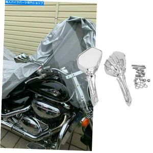 �N���[���p�[�c Harley Sportster 1200 Suspail�̂��߂�Chrome�I�[�g�o�C�̓��W���̃X�P���g���n���h�~���[ Chrome Motorcycle Skull Skeleton Hand Mirrors For Harley Sportster 1200 Softail�y���s�A���i�z