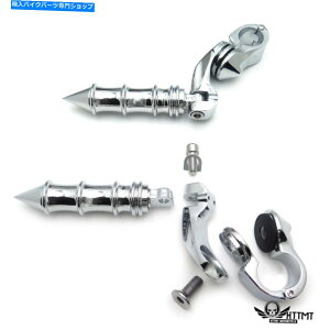 N[p[c CVO LIMITED FLHTKSEz_pN[2.5 "OtbgyOLbg1.25"GWK[h Chrome 2.5" Long Foot Peg Kit 1.25" Engine Guard For CVO Limited FLHTKSE Honda