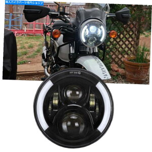 N[p[c 2018N2018NRoyal Enfield Himalayan̂߂LEDvWFN^[̃wbhCgW /^[M 7" LED Projector Headlight W/ Turn Signal For 2018 2018 Royal Enfield Himalayan