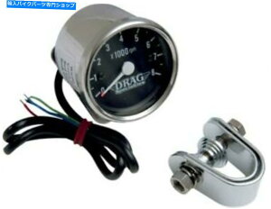 N[p[c Drag Specialties 2.4 "~jdq8000 RPM^R[^AChrome 2211-005 Drag Specialties 2.4" Mini Electronic 8000 RPM Tachometer, Chrome 2211-005