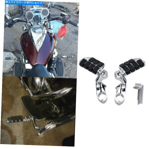 N[p[c n[[_rbh\I[goCnCEFCtbgyOtbgXgN[}EgNv For Harley Davidson Motorcycle Highway Foot Pegs Footrest Chrome Mount Clamps US