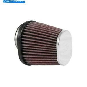 N[p[c KNjo[TI[oGAtB^[RC-2890N[GhLbv K & N Universal Oval Air Filters RC-2890 Chrome End Cap