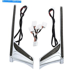 N[p[c S[hEBOGL 1800 2012-2017̂߂̐̃XgbṽALEDCg̐̃XgbvtBbg Chrome Plated Rear LED Lights Vertical Strip Fit For Goldwing GL 1800 2012-2017