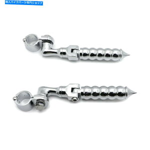 N[p[c Chrome 3 "Stem Footpeg Sugar Hawks 1.25"n[[X[p[E1200pGWK[h Chrome 3" Stem Footpeg Sugar Hawks 1.25" Engine Guard For Harley SuperLow 1200