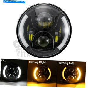 N[p[c 7C`LEDI[goCwbhCg̃n[[_rbh\DRL^[MEhCg 7 Inch LED Motorcycle Headlight For Harley Davidson DRL Turn Signals Round Light