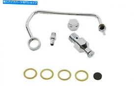 クロームパーツ V-Twinによるハーレーダビッドソンのための燃料PetCock遮断ロッドキットクロム Fuel Petcock Shut-Off Rod Kit Chrome for Harley Davidson by V-Twin