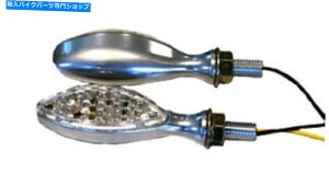 N[p[c KS LEDEg~j}[J[CgAȉ~`AubVON[i15 LEDjPN 25-8913 K&S Led Ultra Mini-Marker Lights, Oval, Brushed Chrome (15 Leds) Pn 25-8913