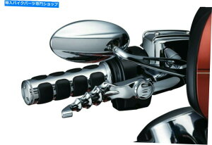 N[p[c NCL - 6236 - NANZgOA5-3 / 4C`ISOObvB Kuryakyn - 6236 - ISO Grips with Chrome Accent Rings, 5-3/4in.