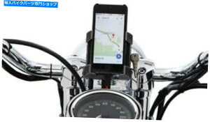 N[p[c CIRO Phone / GPSo[}EgW / O[dN[}EgNv Ciro Phone/GPS Bar Mount w/o Charger Chrome Mounting Clamp