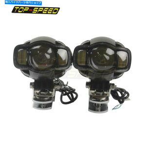 N[p[c 1 1/2 "i38mmjGWK[ĥ߂̖hCgX|bgCgwbhCgsĂLED LED Running Light Spotlight Headlight WaterProof For 1 1/2" (38mm) Engine Guard