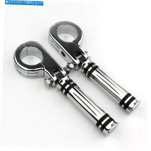 �N���[���p�[�c 1-1 / 2 Chrome�������H�̃y�O�}�E���g�t�B�b�g���[�^�[�T�C�N�� 1-1/2 Chrome Highway Foot Pegs Mount Fit For Harley Davidson Touring Motorcycle�y���s�A���i�z