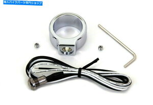 N[p[c V-Twinɂn[[_rbh\pNVOnho[{^XCb`Lbg Chrome Single Handlebar Button Switch Kit for Harley Davidson by V-Twin