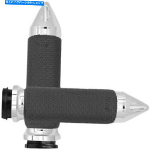 N[p[c C[ɂXbgpGC{XpCNtH[ObvMF-63B-CH-FL-SP Avon Spike Memory Foam Grips for Throttle By Wire Large Chrome #MF-63B-CH-FL-SP
