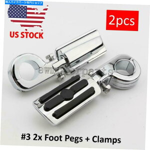 �N���[���p�[�c �n�C���[�_�r�b�h�\���c�[�����O�\�t�g�y�� Highway Pegs Foot Peg Footrest Chrome Fit For Harley Davidson Touring Softail US�y���s�A���i�z