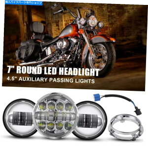N[p[c 7 "LEDwbhCg4.5"n[[Xg[gOChXyVD̃tHOv}EguPbg 7" LED Headlight 4.5" Fog Lights Mount Bracket for Harley Street Glide Special D