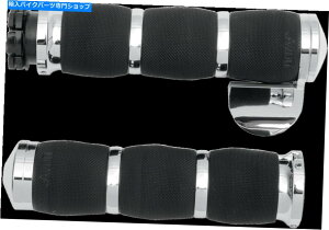 N[p[c Avon Grips ChromeGANbV[gN[U[ObvGC{{X - TCY Avon Grips Chrome Air Cushioned Metric Cruiser Grips with Avon Boss - One Size