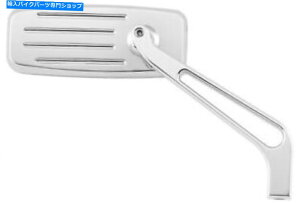 N[p[c Bikemaster Louver Spear Mirror Chrome KS-A27CNC BikeMaster Louver Spear Mirror Chrome KS-A27CNC