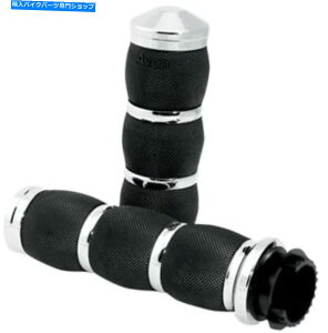 N[p[c GC{N[X[p[oCN3OGANbVObvSB-AIR-90-CH Avon Chrome Superbike 3-Ring Air Cushioned Grips SB-AIR-90-CH