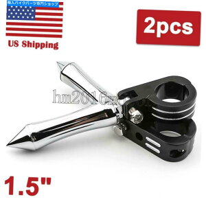 �N���[���p�[�c 1-1 / 2 1.5 Chrome Highway�N���b�V���o�[�t�b�g�y�O�}�E���g�N�����v�p�n�[���[�I�[�g�o�C�p�N�����v 1-1/2 1.5 Chrome Highway Crash Bar Foot Pegs Mount Clamp For Harley Motorcycle�y���s�A���i�z