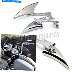 �N���[���p�[�c ��؃z���_8-10mm�̂��߂̃��j�o�[�T���N���[���u���[�h�I�[�g�o�C�̃o�b�N�T�C�h�~���[ UNIVERSAL CHROME BLADE MOTORCYCLE REARVIEW SIDE MIRRORS FOR SUZUKI HONDA 8-10MM�y���s�A���i�z