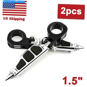 �N���[���p�[�c 38mm 1-1 / 2 "�G���W���K�[�h�o�[�n�C�E�F�C�t�b�g�y�O�y�O���n�[���[�c�[�����O�N�����Ƀt�B�b�g 38mm 1-1/2" Engine Guard Bar Highway Footpeg Pegs Fit For Harley Touring Chrome