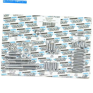 N[p[c Drag Specialties - MK109 - [^[\Pbg - wbh{gZbgAݕt - Chrome Harley-D Drag Specialties - MK109 - Motor Socket-Head Bolt Set, Knurled - Chrome Harley-D