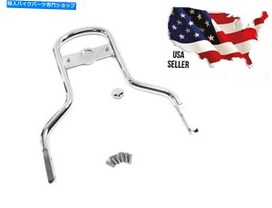 �N���[���p�[�c Chrome Low Mini Medallion�X�^�C��Sissy Bar Upright 51477�n�[���[�t�@�b�g�{�[�C06-2017 Chrome Low Mini Medallion Style Sissy Bar Upright 51477 Harley Fat Boy 06-2017�y���s�A���i�z