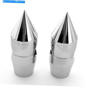 N[p[c 2 "Harley-Davidsonnho[̂߂RISI CHROMErbgXpCNCU[ 2" Rise Chrome Billet Spike Risers for Harley-Davidson Handlebars