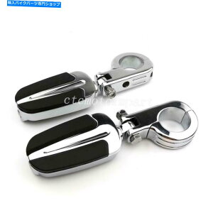 N[p[c I[goC̍H̑̃yO1 1/2C`1.5 "n[[N̂߂̃GWK[h Motorcycle Highway Foot Pegs 1 1/2 inch 1.5" Engine Guard For Harley Chrome
