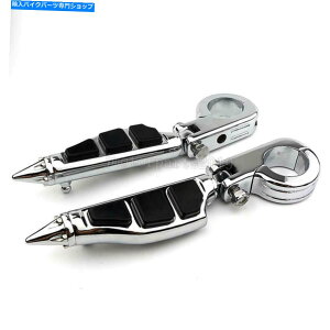 �N���[���p�[�c 1.5 1-1 / 2 Chrome�������H�̑���PEGS�}�E���g�t�B�b�g�̓A�����J���O�� 1.5 1-1/2 Chrome Highway Foot Pegs Mount Fits For Harley Davidson Touring USA�y���s�A���i�z