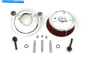 クロームパーツ Harley DavidsonのV-Twinによるエアクリーナーとバッキングプレート Air Cleaner and Backing Plate for Harley Davidson by V-Twin