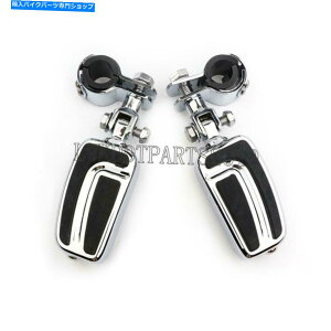 �N���[���p�[�c �I�[�g�o�C�N���[���n�C�E�F�C�G���W���K�[�h�o�[�N���b�V���t�b�g�y�O�̃n�[���[�c�[�����O Motorcycle Chrome Highway Engine Guard Bars Crash Foot Pegs For Harley Touring