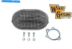 N[p[c Wyatt Gatling Chrome Turbo Air Cleaner Fits Harley-Davidson Wyatt Gatling Chrome Turbo Air Cleaner fits Harley-Davidson