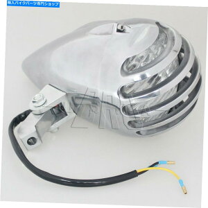 �N���[���p�[�c Harley Bob Breakout�`���b�p�[�J�X�^���p�N���[�����^���O����H4 HI / LOW�w�b�h���C�g Chrome Metal Grilled H4 Hi/Low Headlight For Harley Bob Breakout Chopper Custom