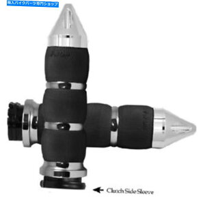 N[p[c AVON AIR-90-CH-SPKGANbVN[XpCNObvHDf Avon AIR-90-CH-SPK Air Cushion Chrome Spiked Grips for HD Models
