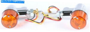 N[p[c KSN[A~}[J[LEDCgEh3ߐF̃Y26-8607 K & S Chrome Aluminum Marker LED Lights Round #3 with Amber Lens 26-8607